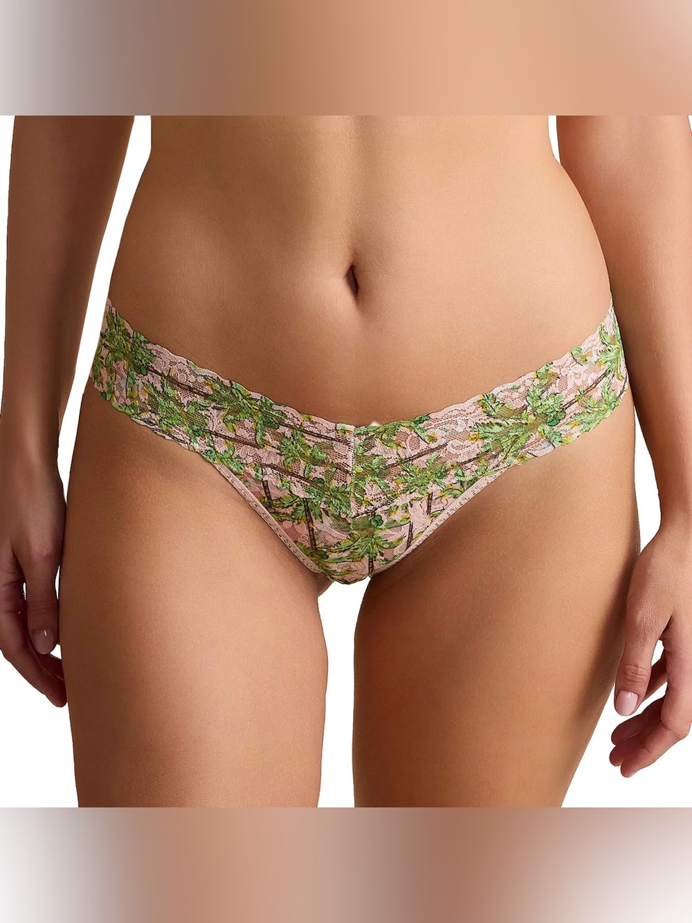 Hanky Panky Printed Signature Lace Original Rise Thong